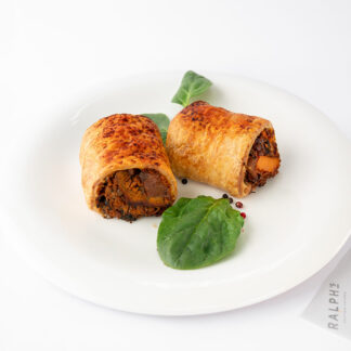 Ralph's - Plant-Based Spiced Cauliflower, Spinach, Lentil & Sweet Potato Pastry Roll - 1x140g