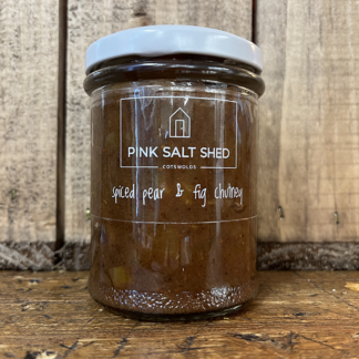 Pink Salt Shed - Spiced Pear & Fig Chutney - 6x200g