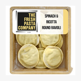 The Fresh Pasta Company - Spinach and Ricotta Round Ravioli - 6x250g