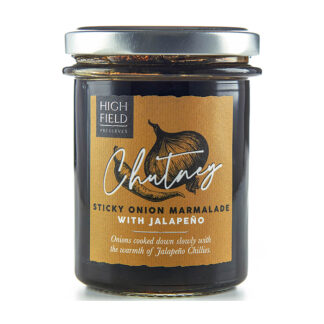 Highfield Preserves -      Chutney - Sticky Onion and Jalapeno Marmalade - 6x220g