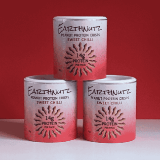 Earthnutz - Peanut Protein Crisps - Sweet Chilli - 6x32g