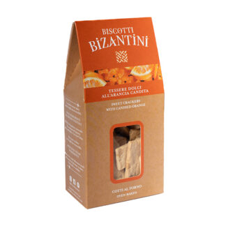 Biscotti Bizantini -  Sweet Crackers with Candied Orange - 7x180g