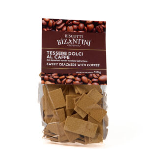Biscotti Bizantini - Sweet Crackers with Coffee - 8x150g