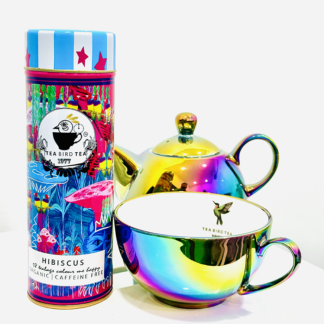 Tea Bird Tea -  Tall Tin - Hibiscus - 18 Teabags - 6x27g
