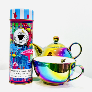 Tea Bird Tea -  Tall Tin - Vanilla Rooibos - 18 Teabags - 6x27g
