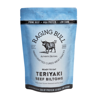Raging Bull - Teriyaki Beef Biltong - 10x28g