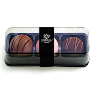 Selected Gourmet - Truffle Cake Balls - Strawberry Chocolate & Strawberry Caramel / Dark & Salty Caramel / Blonde & Salty Caramel - 12x180g