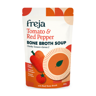 AFC Marketplace - Freja - Bone Broth Soup - Tomato & Red Pepper - 6x560g