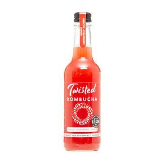 Twisted Kombucha - Strawberry, Hibiscus & Ginger - 12x330ml - Chilled Product