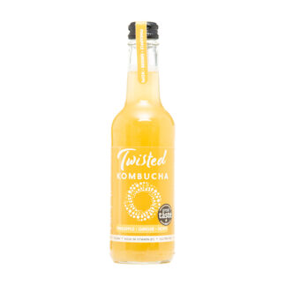 Twisted Kombucha - Pineapple, Hops & Ginger - 12x330ml - Chilled Product