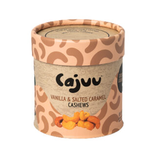 Cajuu - Vanilla Salted Caramel Cashew Tube - 6x100g