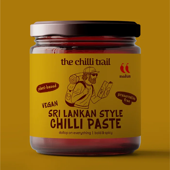 The Chilli Trail - Sri Lankan Style Vegan Chilli Paste - 6x150g