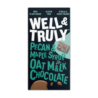 Well&Truly -  Pecan & Maple Syrup Oat M&lk Chocolate - 10x90g
