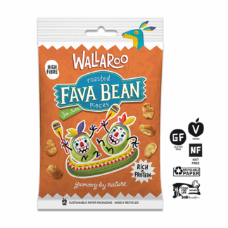 Wallaroo - Roasted Fava Bean Pieces - Sea Salt - 10x30g