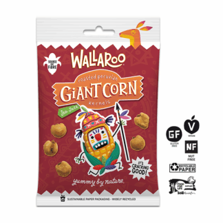 Wallaroo - Roasted Peruvian Giant Corn Kernels - Sea Salt - 10x30g