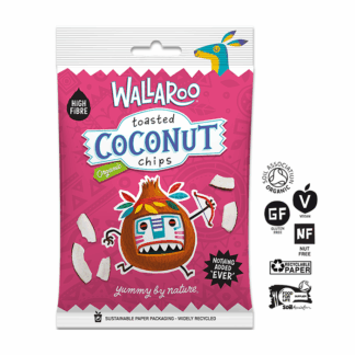 Wallaroo - Organic Toasted Coconut Chips - 10x30g