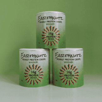 Earthnutz - Peanut Protein Crisps - Wasabi - 6x32g