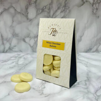 Rumsey's Handmade Chocolates -   White Chocolate Buttons - 24x100g