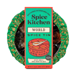 Spice Kitchen - World Tin + Silk Wrap - 4x850g (VAT@3.1%)