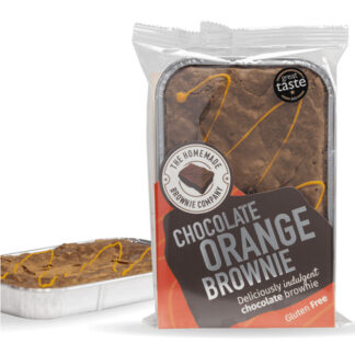 The Homemade Brownie Company - Traybake - Chocolate Orange Brownie - 3x340g