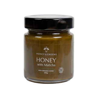 Honey and Greens - Organic Matcha Honey - 6x200g