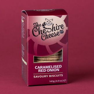Cheshire Cheese Co -   Caramelised Onion Biscuits for Cheese - 12x140g