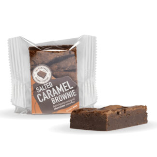 The Homemade Brownie Company   - Single Pack - Salted Caramel Brownie - 16x55g
