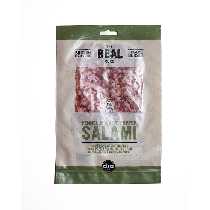 The Real Cure - Fennel & White Pepper Salami - 6x55g
