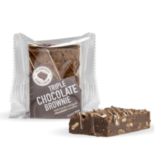 The Homemade Brownie Company   - Single Pack - Triple Chocolate Brownie - 16x60g