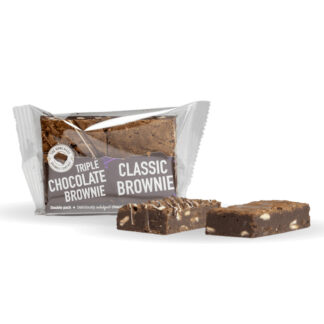 The Homemade Brownie Company  - Double Pack - Classic / Triple Chocolate Brownie - 8x120g