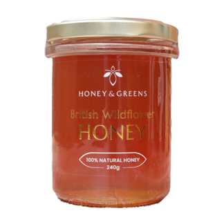 Honey and Greens - British Wildflower Honey - 6x240g