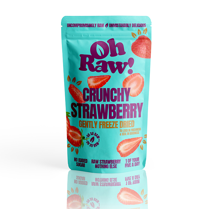 Oh Raw - Crunchy Strawberry - 12x12g