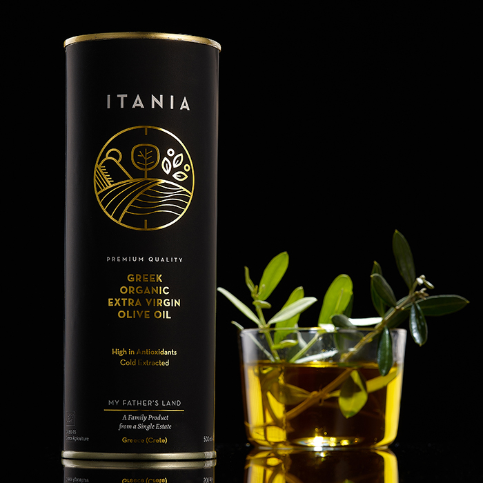 ITANIA Organic Extra Virgin Olive Oil (Crete, Greece) 16x500ml Tin Artisan Food Club ITANIA Organic Extra Virgin Olive Oil (Crete, Greece) 16x500ml Tin Artisan Food Club