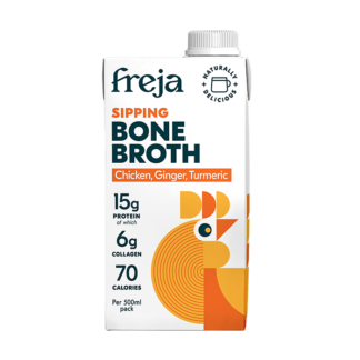 Freja - Freja Sipping Bone Broth - Chicken, Ginger & Turmeric - 6x500ml