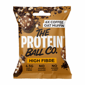 The Protein Ball Co -   Coffee Oat Muffin Protein + Vitamin Balls (Breakfast To-Go) - 10x45g