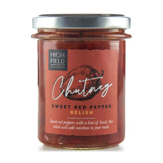 Highfield Preserves -      Chutney - Sweet Red Pepper Relish - 6x210g