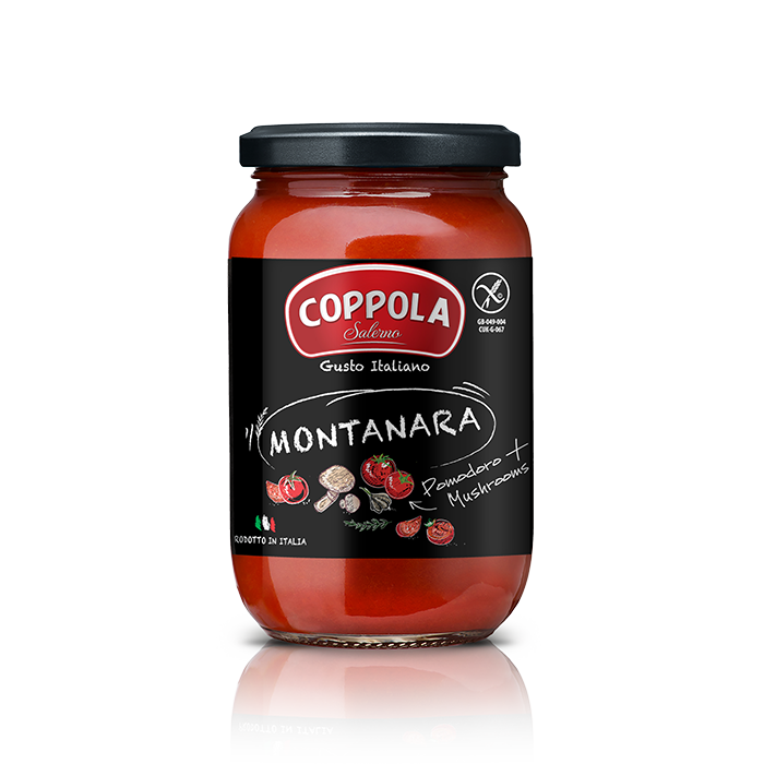 Coppola Salerno - Sauce - Montanara (Mushrooms) - 6x350g