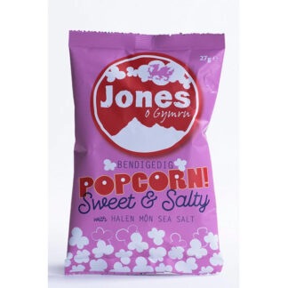 Calon Lan - Jones o Gymru - Sweet & Salty Popcorn - 28x27g