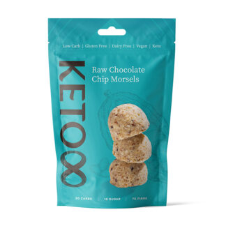 Keto 8 -  Raw Chocolate Chip Morsels -  6x20g
