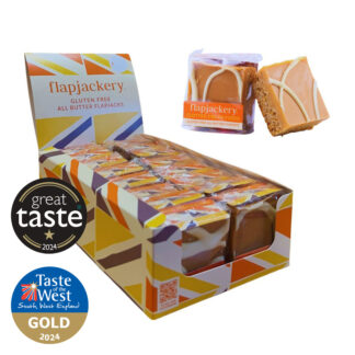 Flapjackery -   Clotted Cream Flapjacks - 16x80g