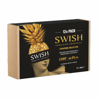 SWISH EXQUISITE COCKTAILS -    Alcoholic Cocktails Gift Box -  Light - 5% alc vol - 1x(12x150ml Cans)