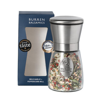 Burren Balsamics - Salt - Wild Garlic Salt PepperMill - 6 Units