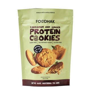 FOODHAK -   Cardamom & Ginger Cookies - 8x120g