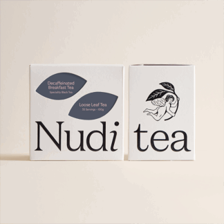 Nuditea - Decaffeinated Breakfast Tea - Loose Leaf Tea - 6x100g