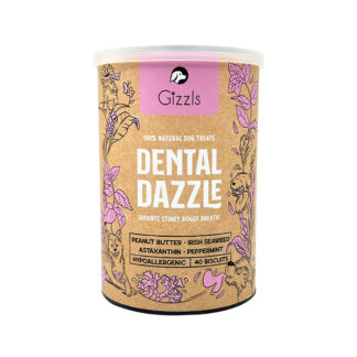 Gizzls – Botanicals Dental Dazzle Dog Biscuits – 2x120g