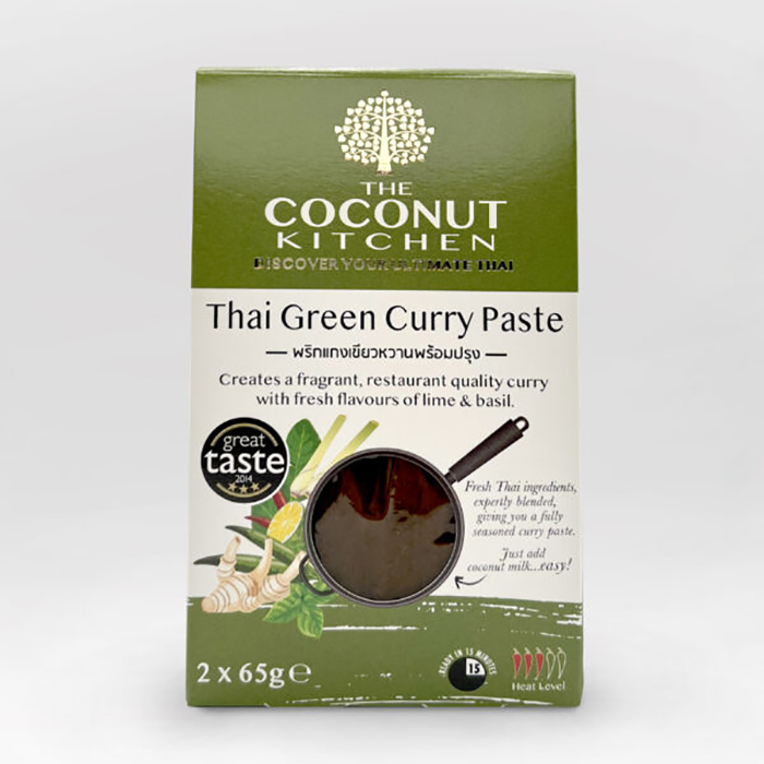 The Coconut Kitchen Curry Paste Sachet Easy Thai Green 6x130g