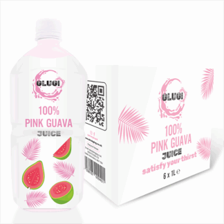 Glug! - 100% Pink Guava Juice – 6x1L