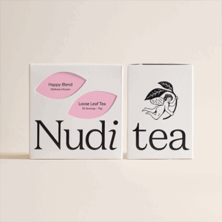 Nuditea - Happy Blend - Wellness Teas - Loose Leaf Tea - 6x75g