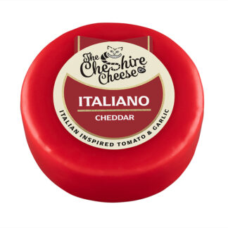 Cheshire Cheese Co - Italiano - Italian Inspired Tomato & Garlic Cheddar - 6x200g