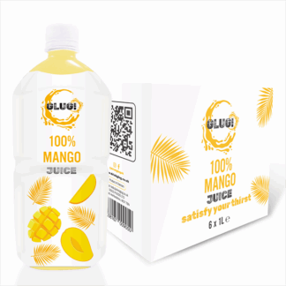 Glug! - 100% Mango Juice - 6x1L